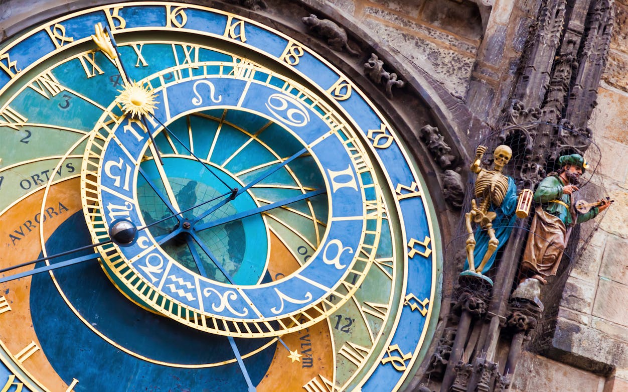 Astronomical Clock in Prague's Old Town Square.