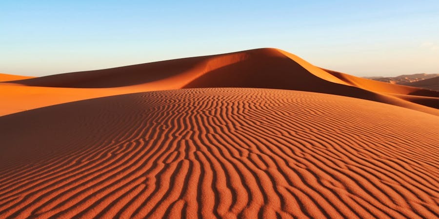 Dubai in July - evening desert safari