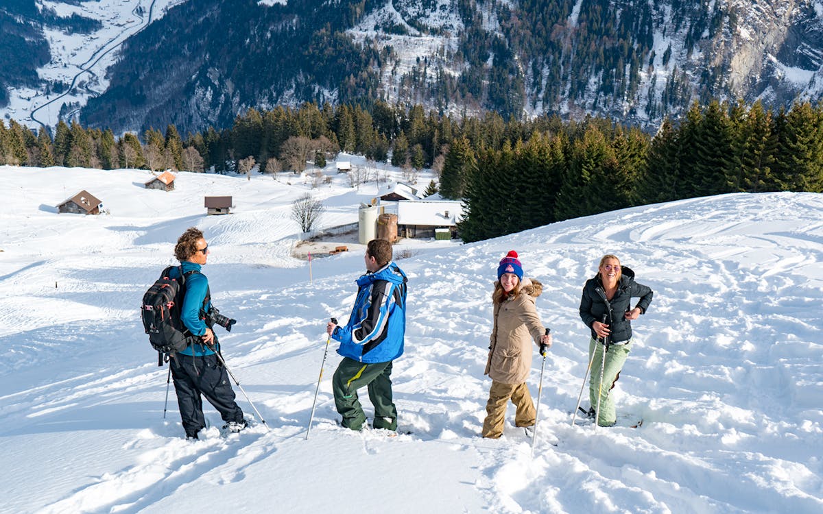 from interlaken: guided snowshoe tour isenfluh-8 from interlaken: guided snowshoe tour isenfluh-8