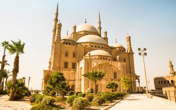 Citadel of Saladin with the Mosque of Muhammad Ali in Cairo, Egypt.