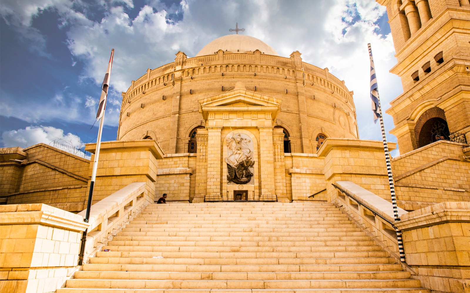 St. George's Church in Cairo, part of the Full-Day Islamic and Coptic Cairo Private Tour.