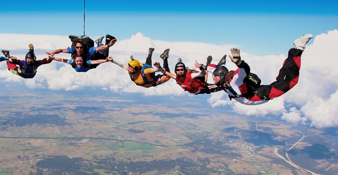 skydiving in Perth