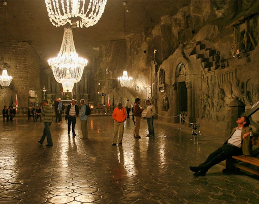 Visita Minas de Sal Wieliczka em grupos pequenos