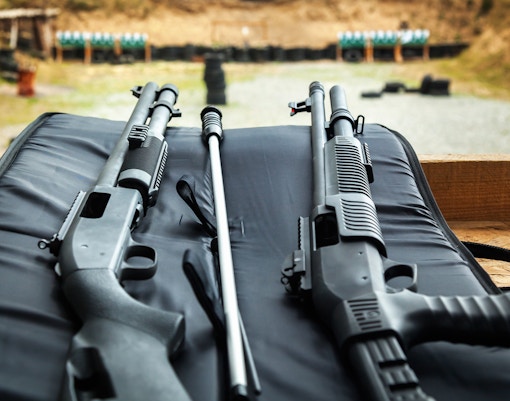 Firearms at Krakow Extreme Shooting Range