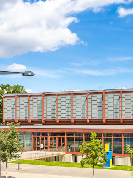 Belvedere 21 Museum of Contemporary Art exterior, Vienna.