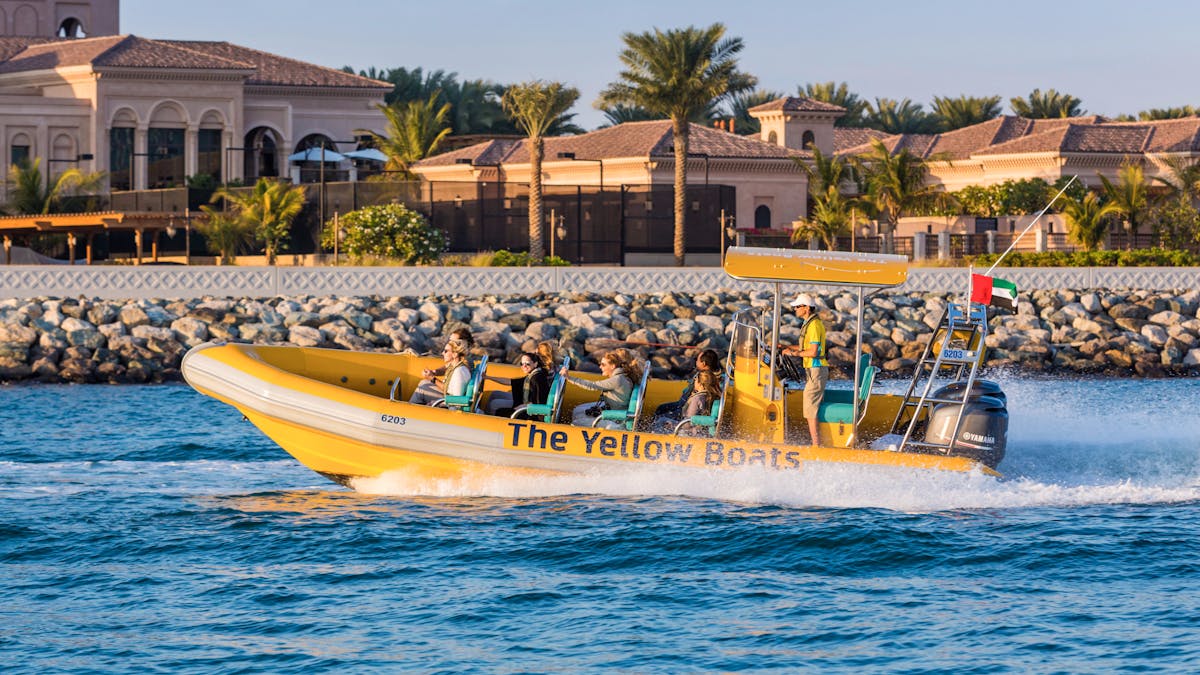 yellow boat dubai