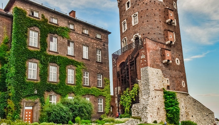 Castelo de Wawel e colina de wawel