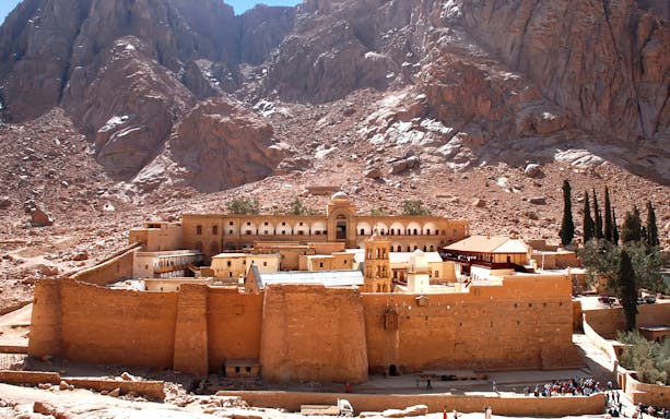St. Catherine’s Monastery at the base of Mount Sinai, Sharm-El-Sheikh, Egypt.