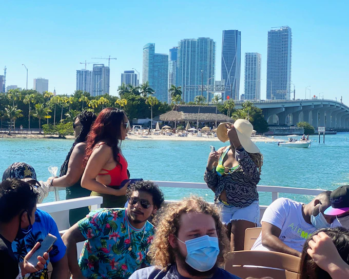 Miami Skyline Cruise, Double Decker Bus Tour with optional Everglades Airboat Tour (Product 14680)