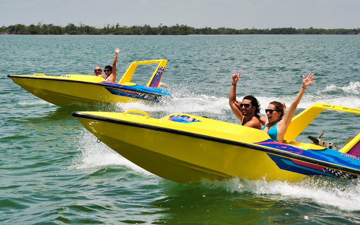 jungle tour adventure: speed boating in cancun-2 jungle tour adventure: speed boating in cancun-2