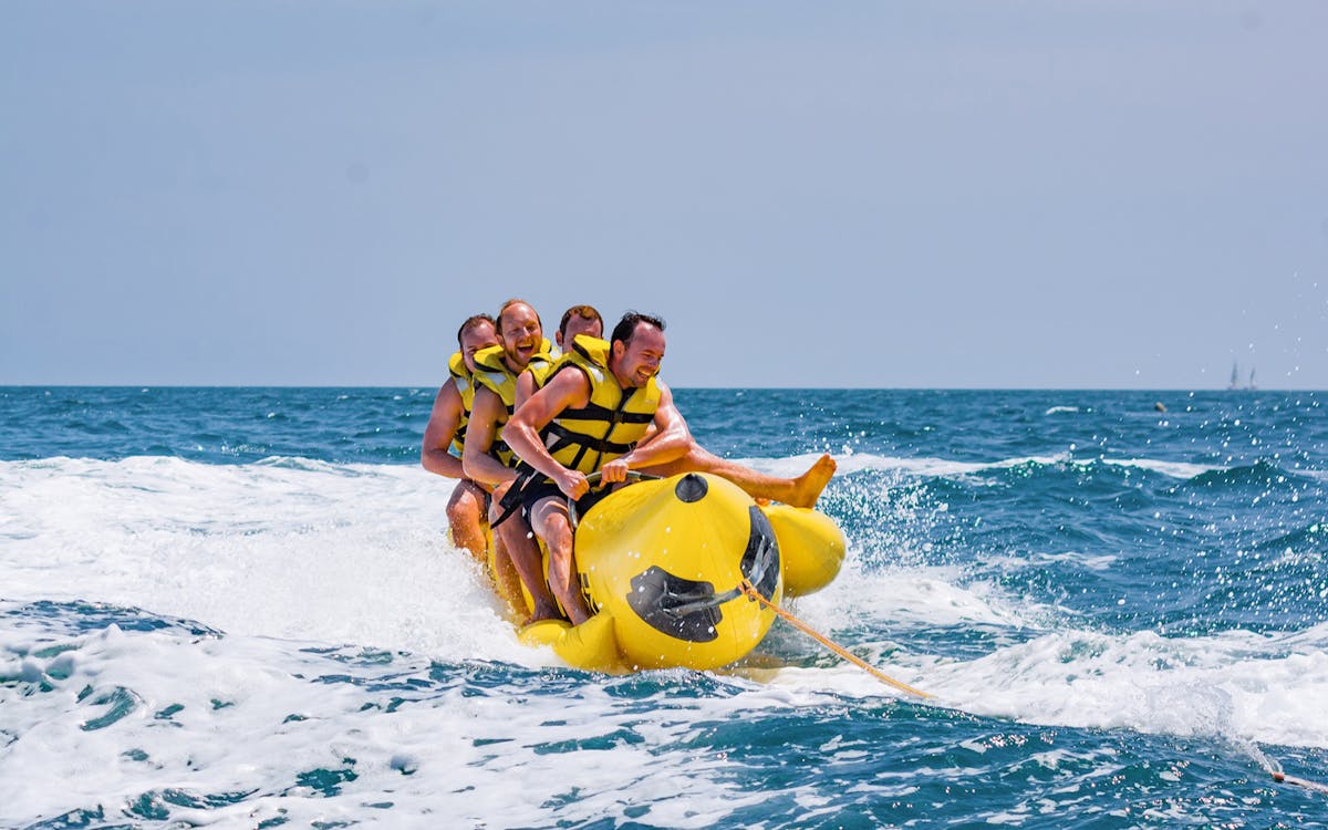 banana boat ride in barcelona-2 banana boat ride in barcelona-2