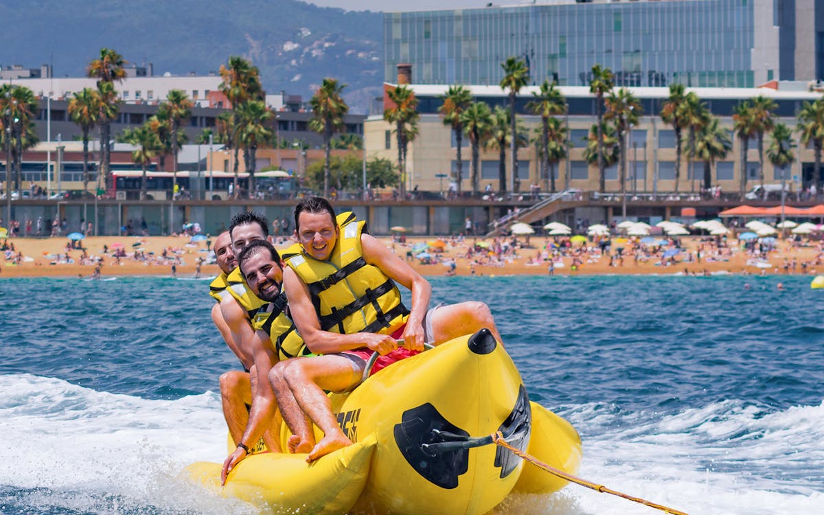 banana boat ride in barcelona-3 banana boat ride in barcelona-3