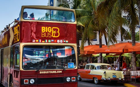 Miami City: Hop On Hop Off Bus Tour