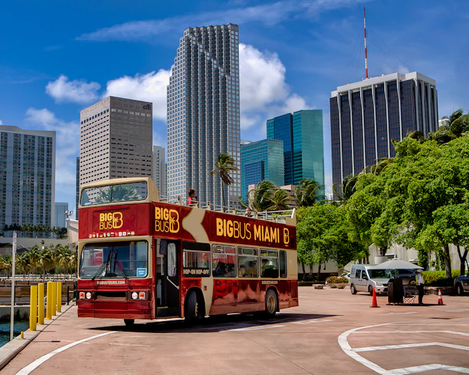 Big Bus: Miami Hop-On Hop-Off Bus Tour with Optional Boat Cruise & Night Tour