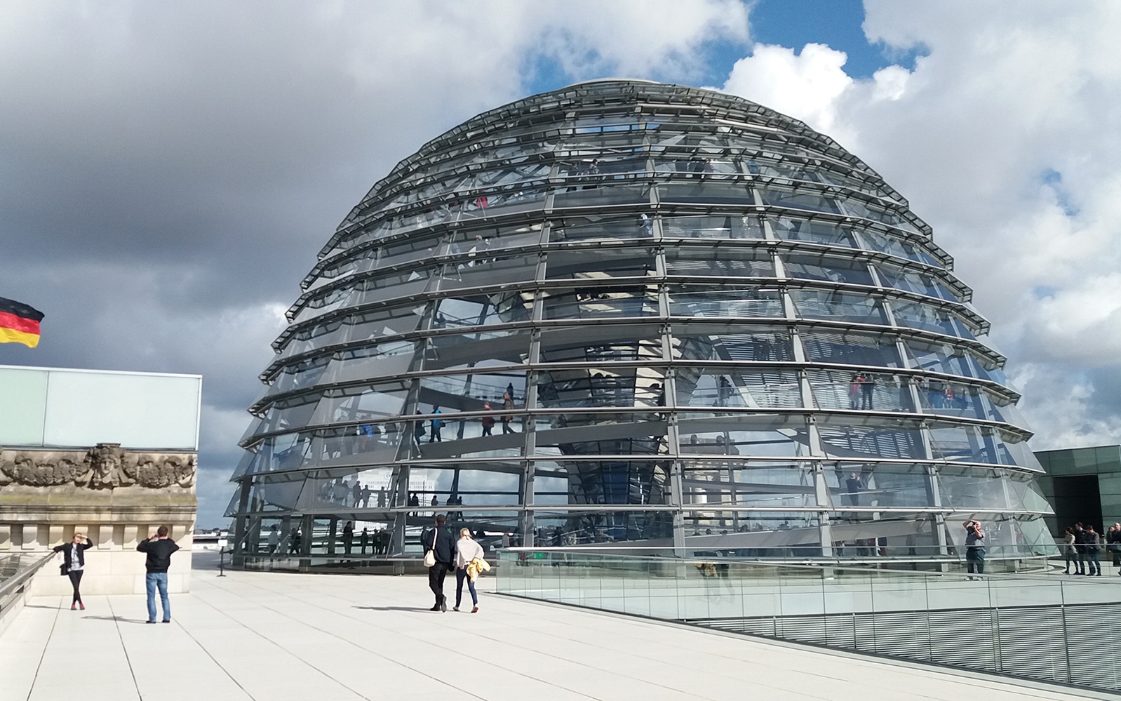 Reichstagskuppel von außen