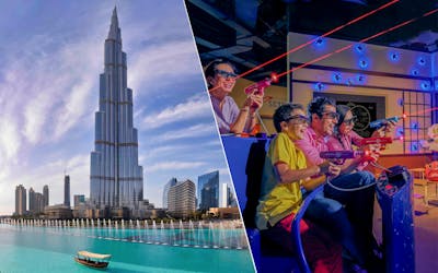 Combo (Save 39%): IMG Worlds of Adventure + Free Burj Khalifa At the Top with Coffee