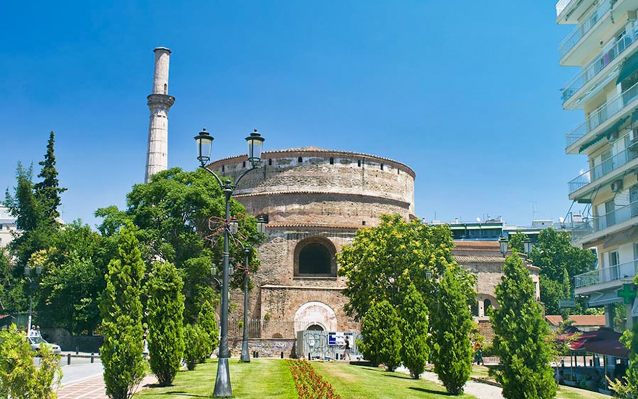 Rotunda of Galerius in Thessaloniki, part of the Byzantine Walking Tour.