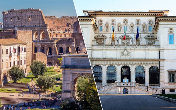Combo: Colosseum + Borghese Gallery Tickets