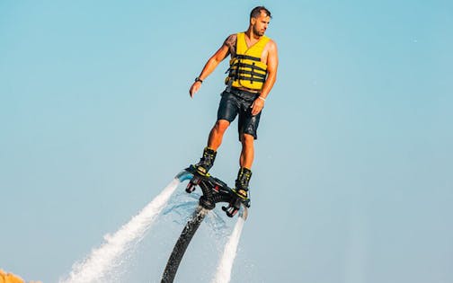 Flyboard Rental at Super Paradise Beach Bay in Mykonos