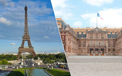 Combo (Save 7%): Eiffel 2nd Floor Guided Tour + Versailles Palace Skip-the-Line Tickets
