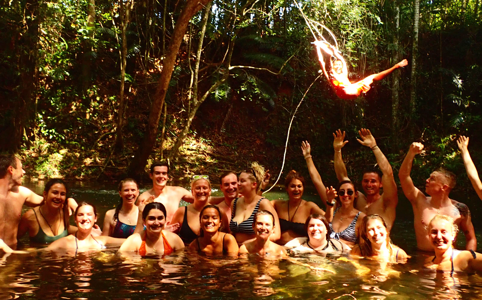 Swimming in creeks!