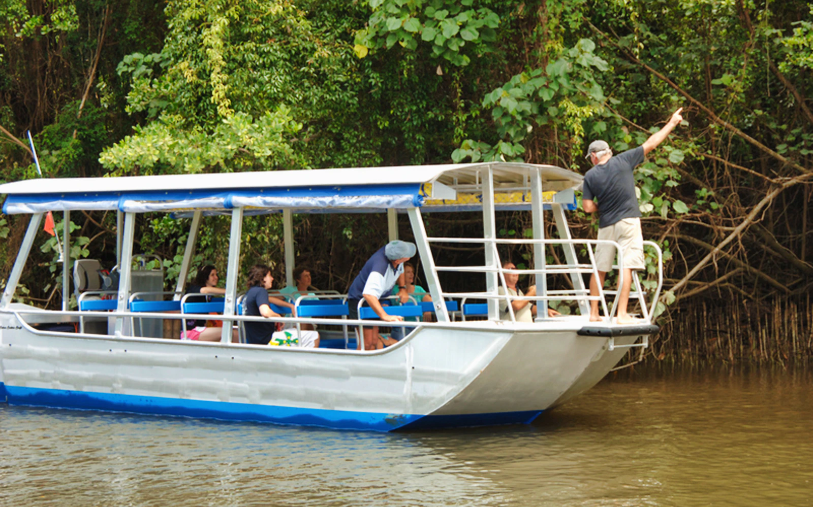 A crocodile tour