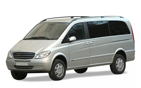Minivan for Bucharest OTP Airport transfer, seats up to 7 passengers.
