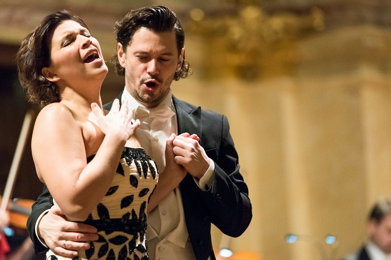 Opera singers performing at Vienna Supreme Concerts.