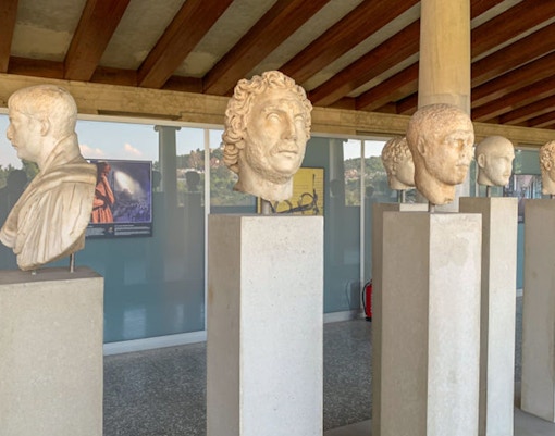Sculptures at the Acropolis museum