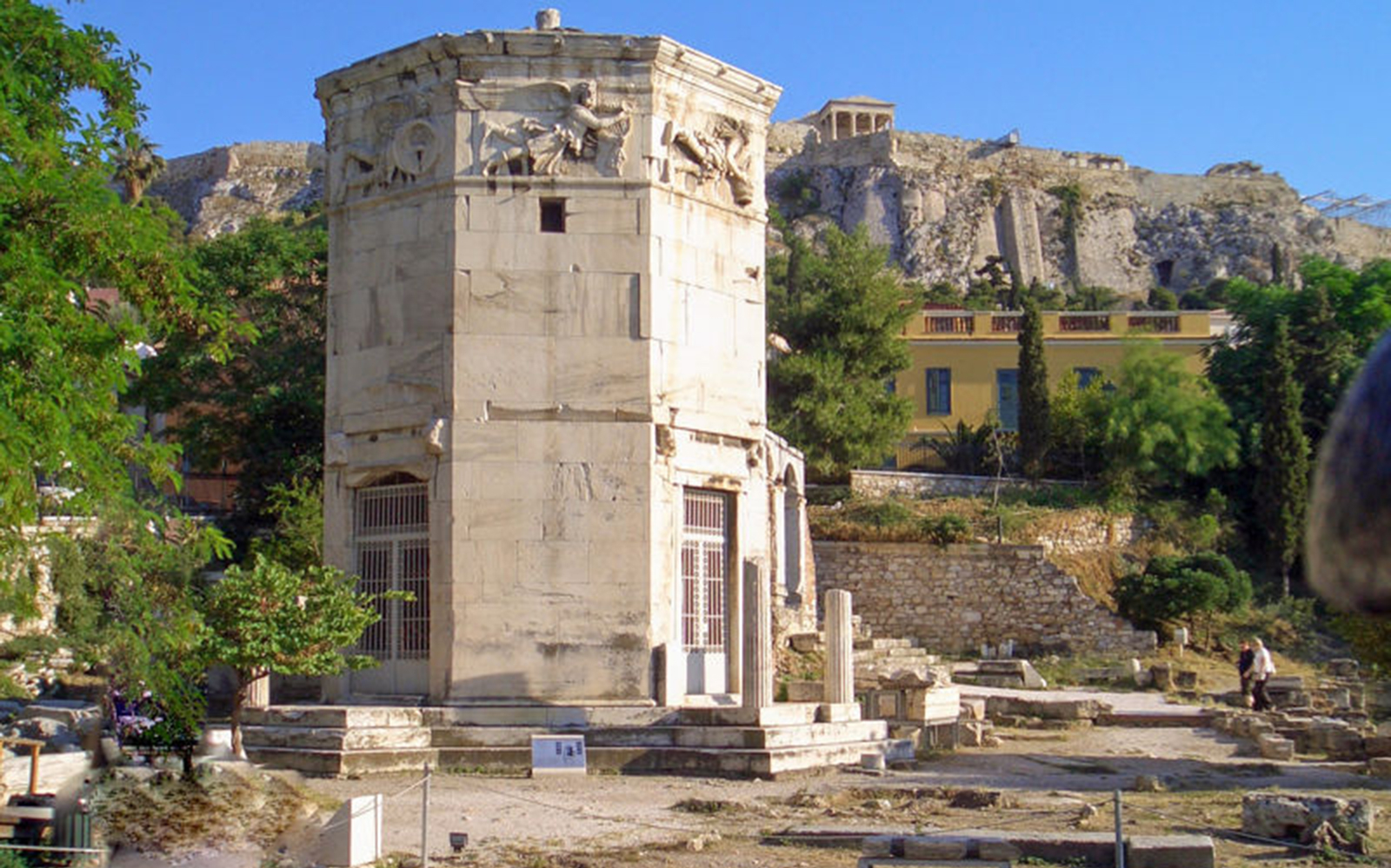 Ancient Tower of the Winds in Athens, part of the First Entry Acropolis Tour.