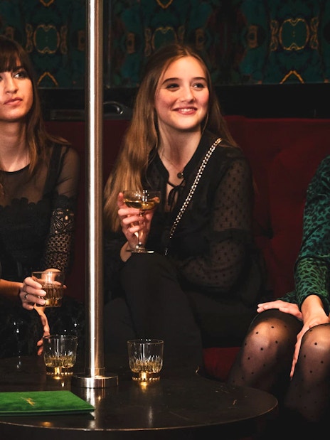 Visitors enjoying drinks at Tour de BonTon.