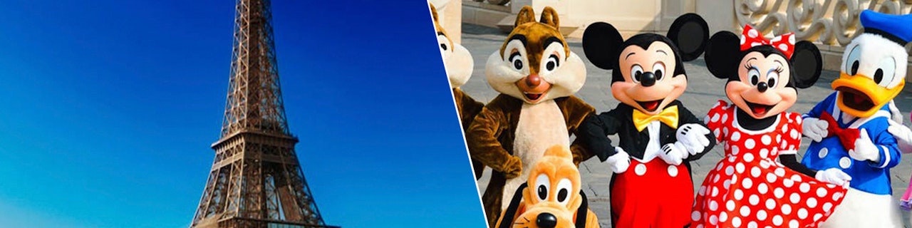 Combo: tour per la cima della Torre Eiffel + biglietti per Disneyland®Paris