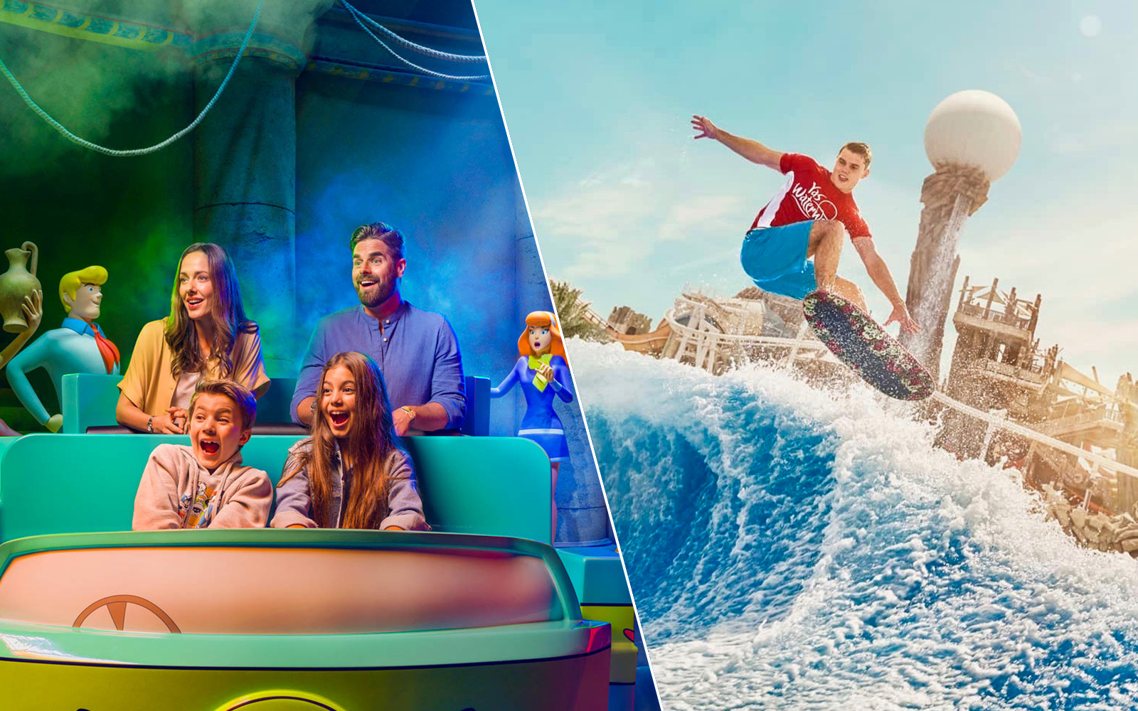 Ferrari World, Yas Waterworld, Warner Bros. World™ Abu Dhabi - 1 Day 3 Parks