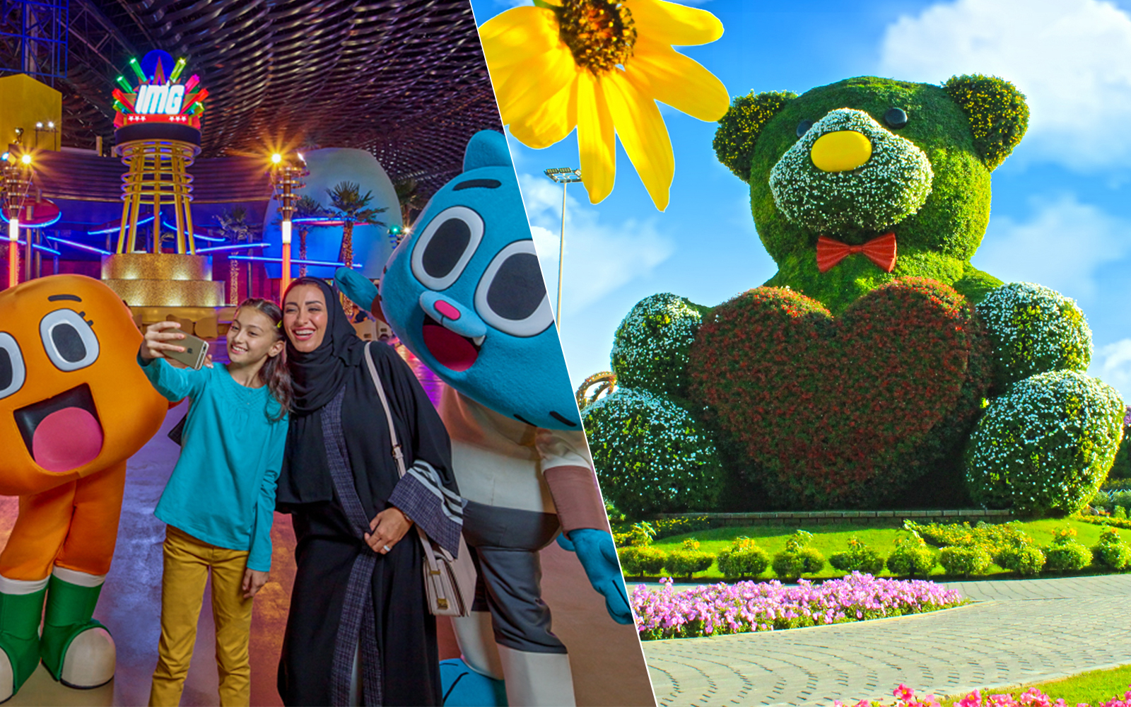 Combo (Save 25%): IMG Worlds of Adventure + Free Dubai Miracle Garden Tickets