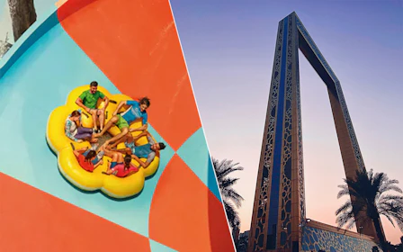 Combo: Yas Waterworld Abu Dhabi + Dubai Frame Tickets