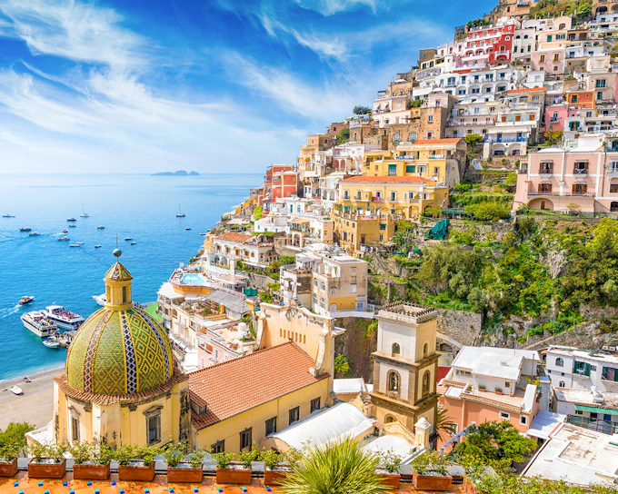 From Naples/Pompeii: Positano, Amalfi & Ravello Guided Tour