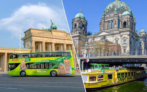 Berlin Hop-On, Hop-Off Bus Tour + 1-Hour River Cruise
