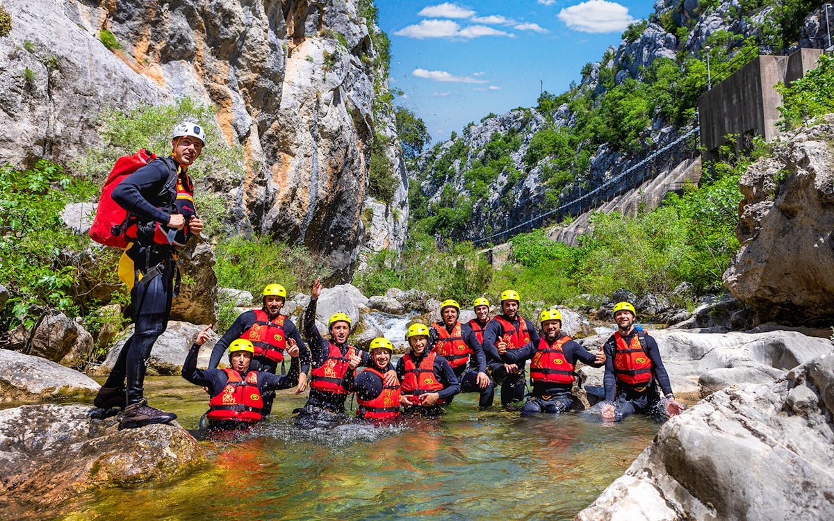 extreme canyoning experience from split-2 extreme canyoning experience from split-2