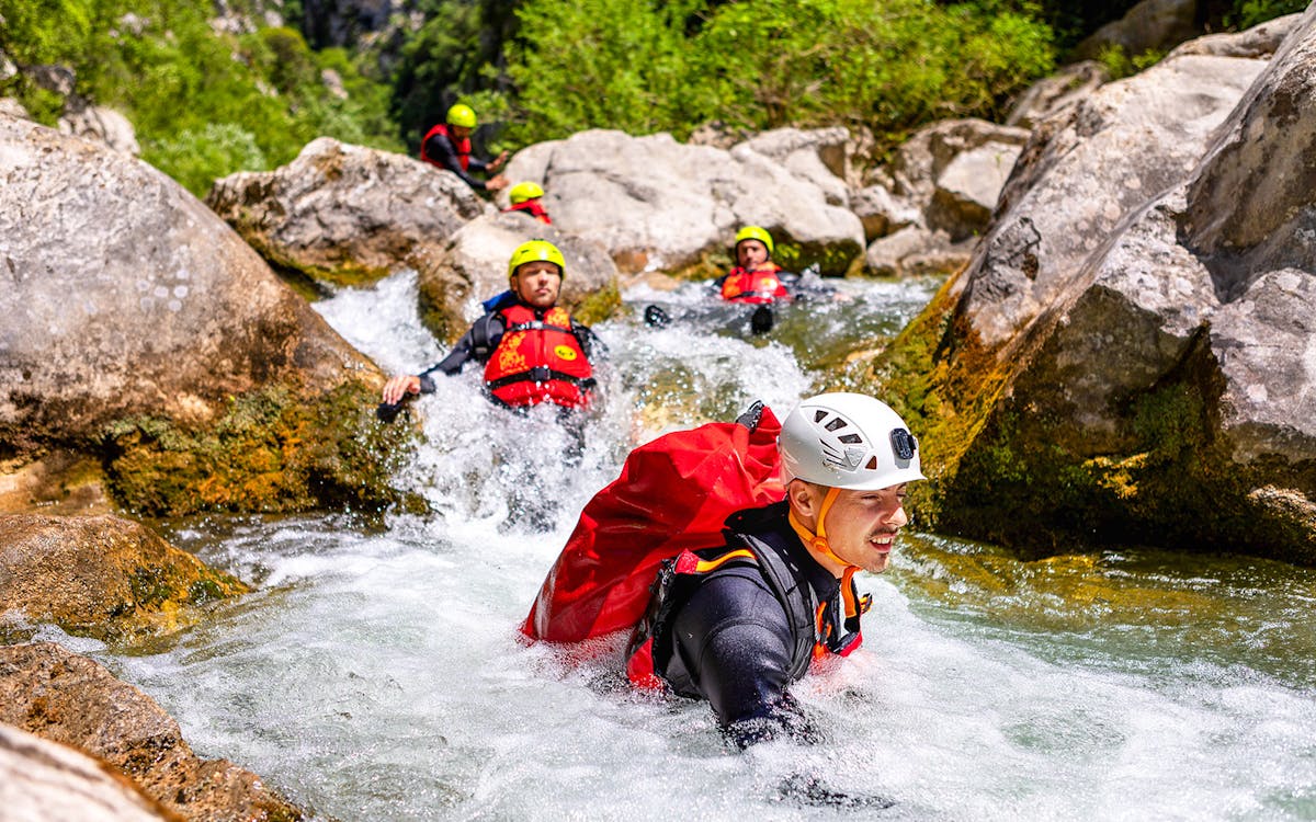 extreme canyoning experience from split-1 extreme canyoning experience from split-1
