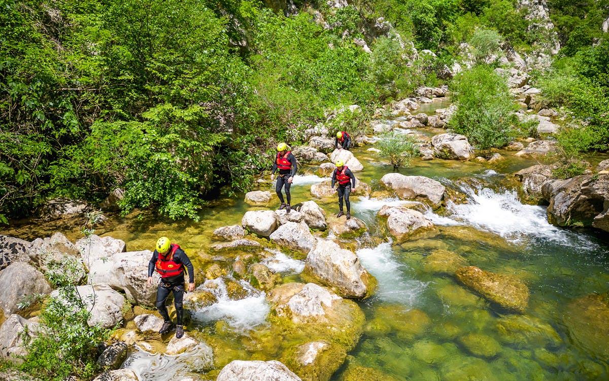 extreme canyoning experience from split-10 extreme canyoning experience from split-10