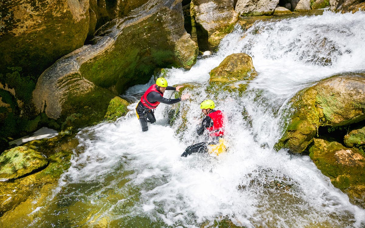 extreme canyoning experience from split-11 extreme canyoning experience from split-11