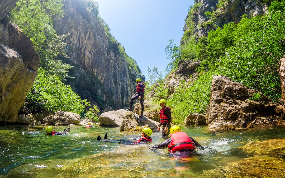 extreme canyoning experience from split-8 extreme canyoning experience from split-8