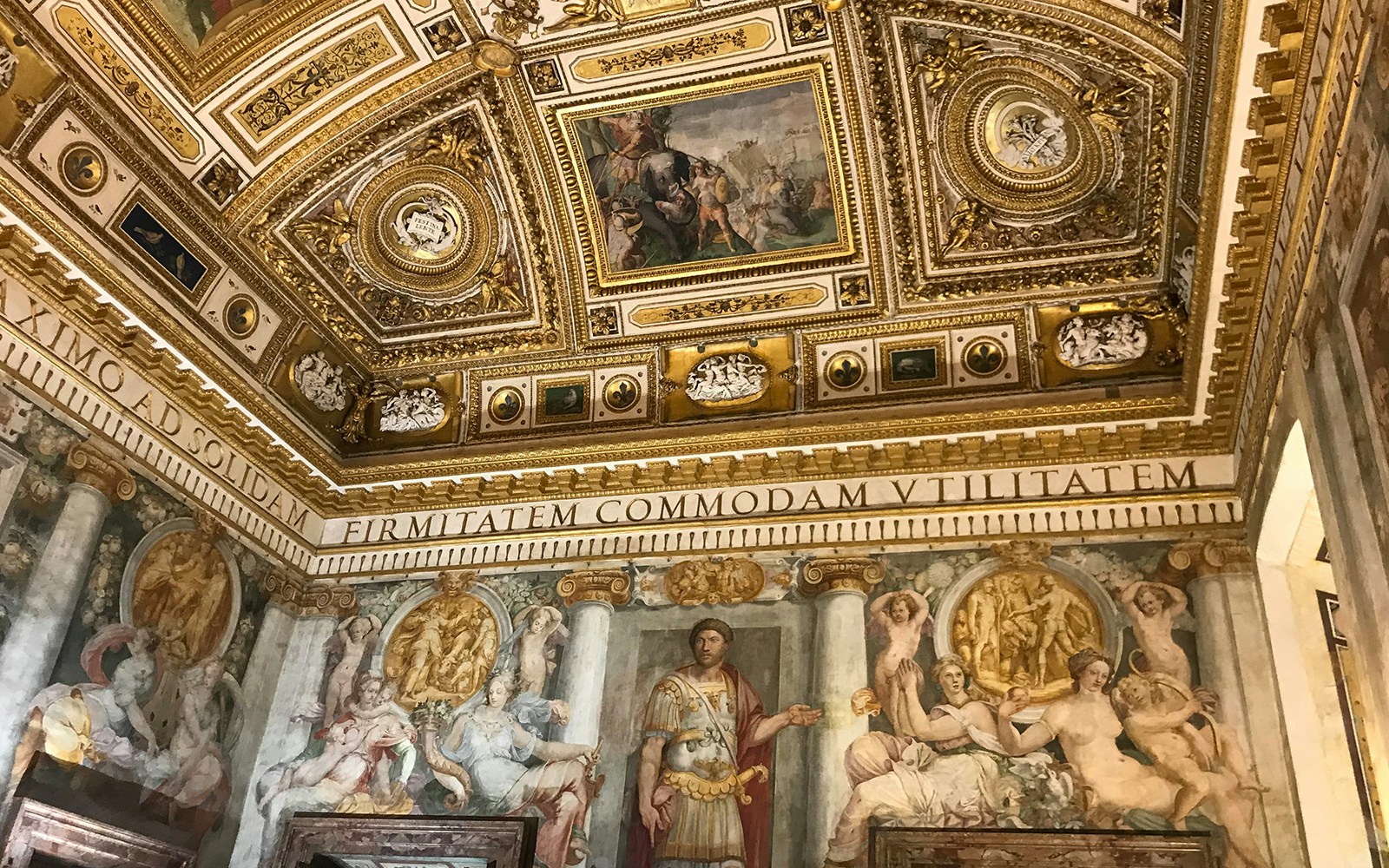 Frescoes in Castel Sant'Angelo