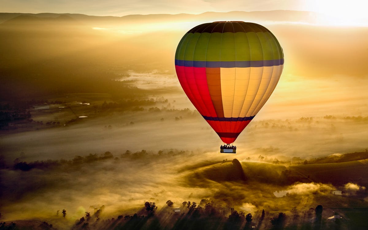 sunrise balloon flight over yarra valley-4 sunrise balloon flight over yarra valley-4