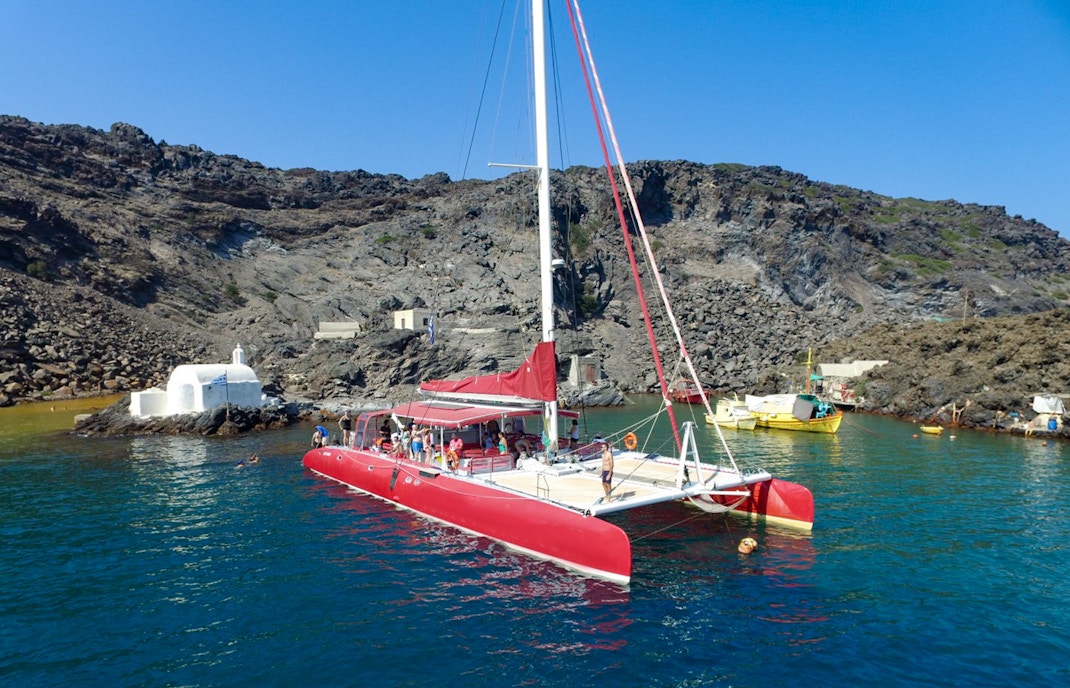 Catamaran Cruise in Santorini