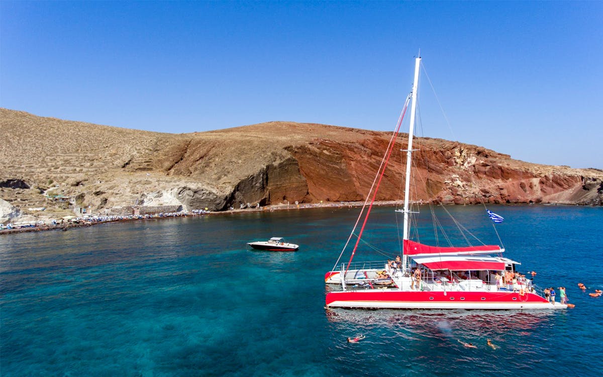 santorini red cruise with bbq meal-10 santorini red cruise with bbq meal-10