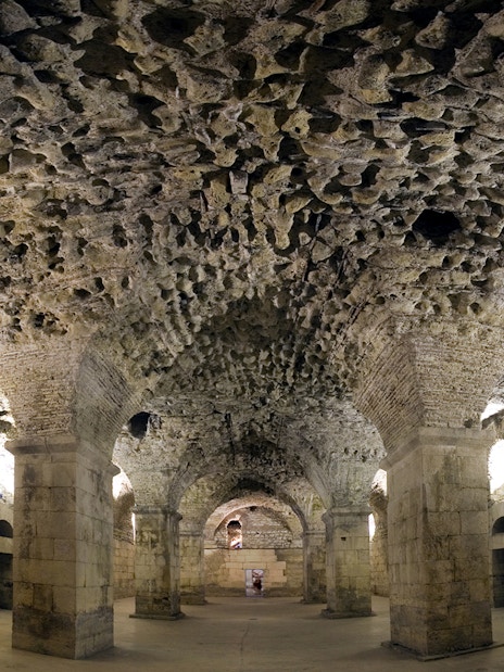 Diocletian's Cellar in Split, Croatia, featured on the Game of Thrones tour.