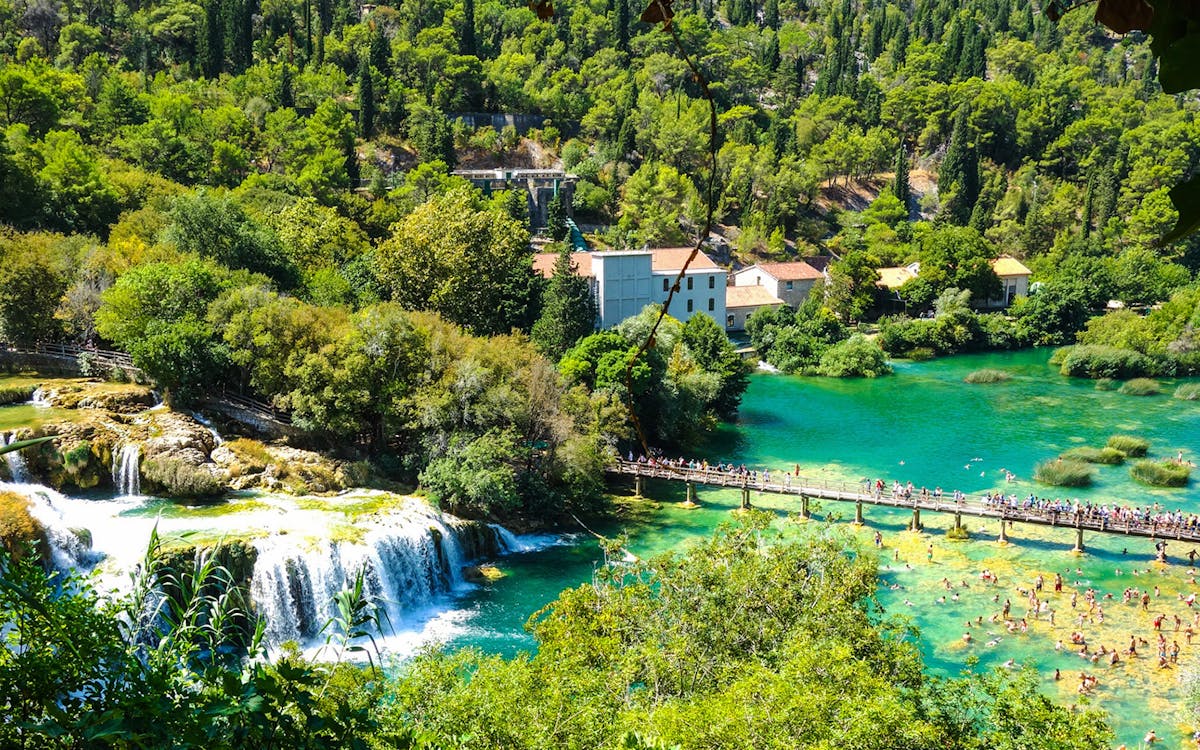 day trip from split: krka waterfalls tour with boat ride and swimming-6 day trip from split: krka waterfalls tour with boat ride and swimming-6