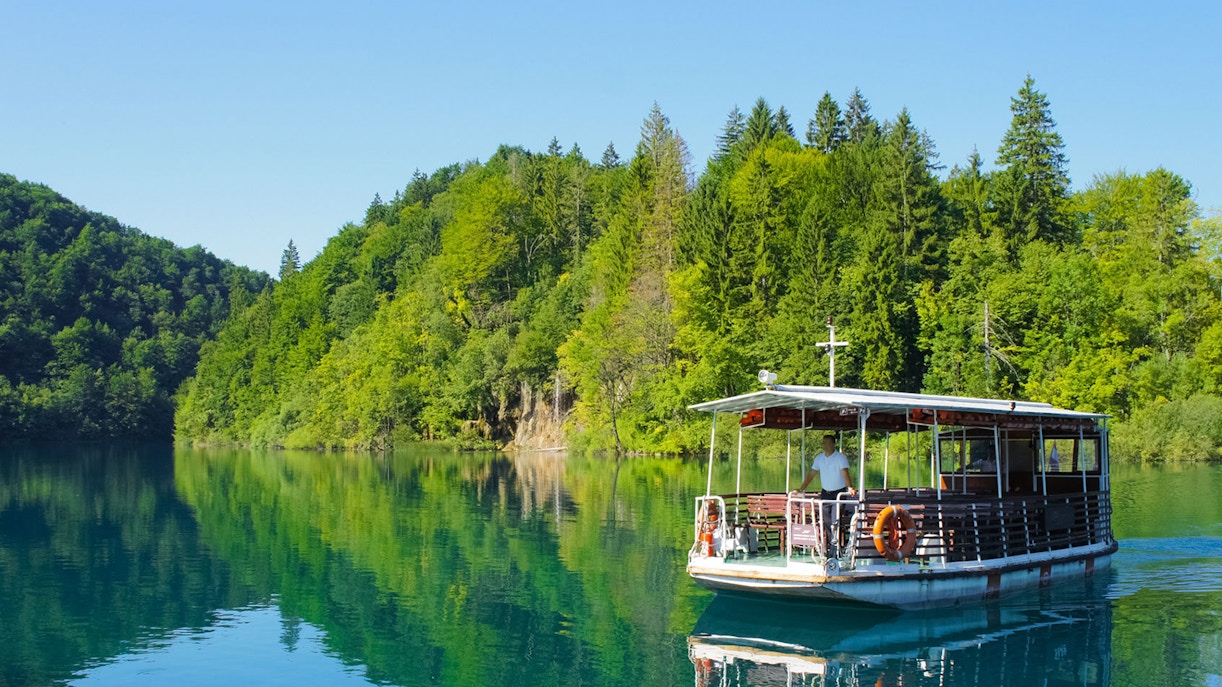 Marked trails at Plitvice Lakes National Park