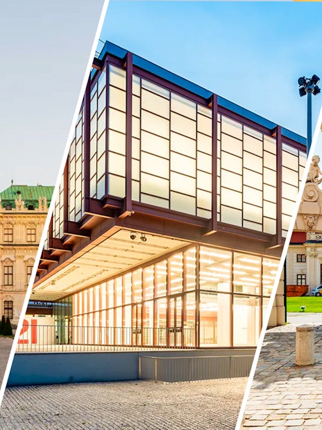 Belvedere Palace and Belvedere 21 Museum of Contemporary Art in Vienna.